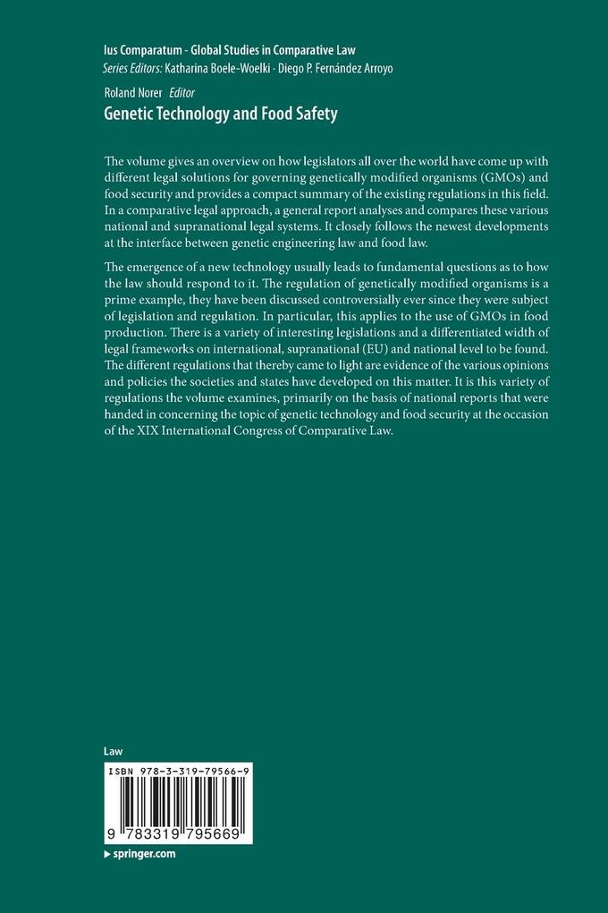 Weitere Ansicht: Genetic Technology and Food Safety