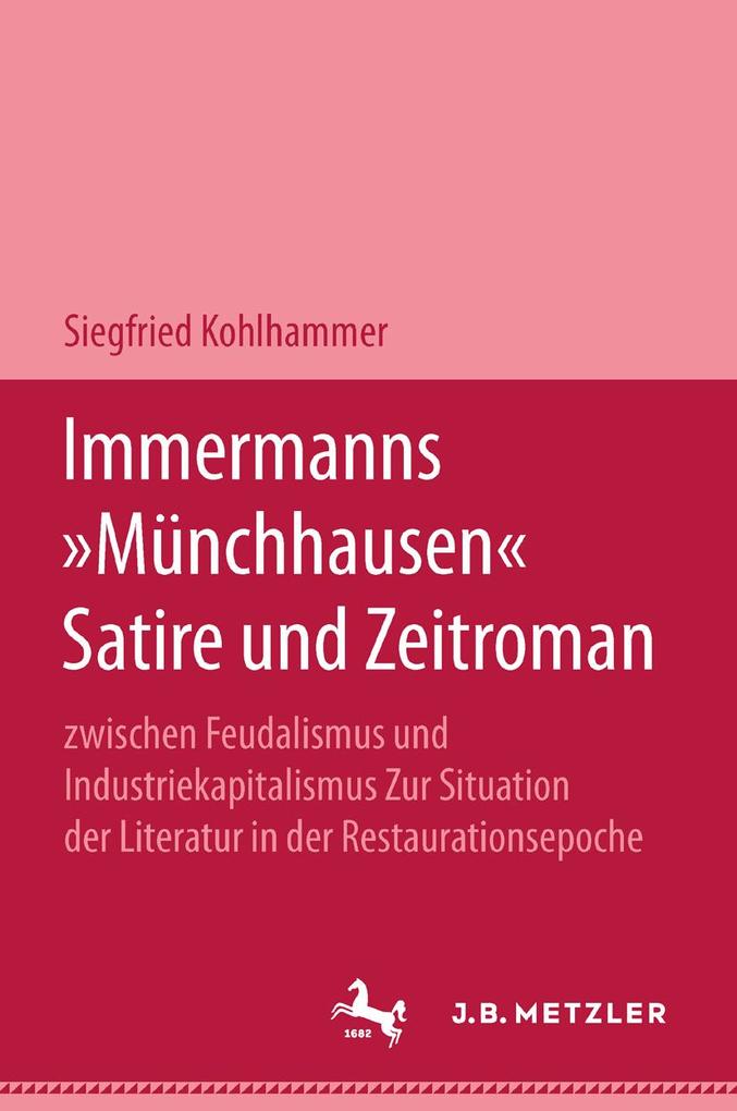 Produktbild: Immermanns "Münchhausen" | Siegfried Kohlhammer