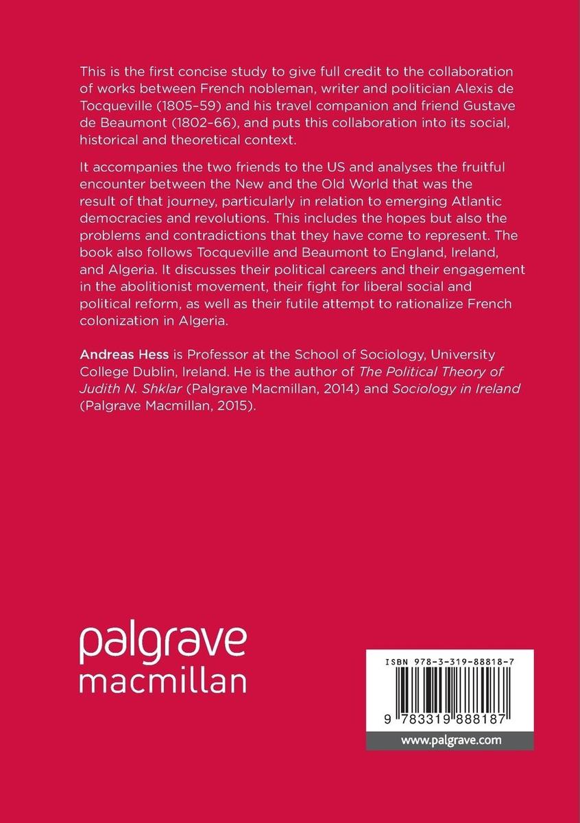 Weitere Ansicht: Tocqueville and Beaumont | Andreas Hess