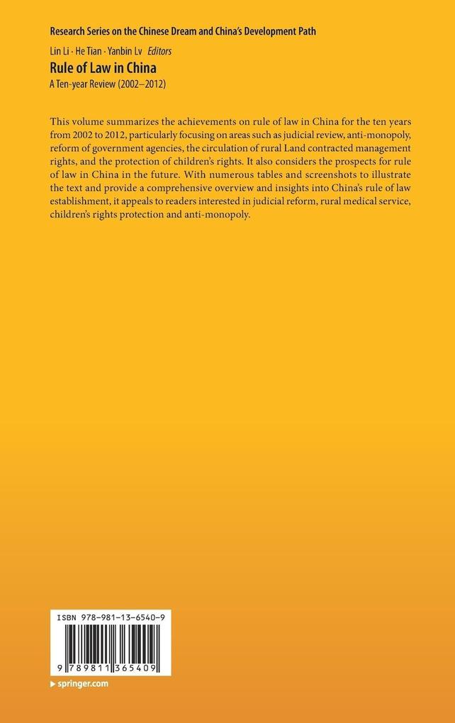 Weitere Ansicht: Rule of Law in China