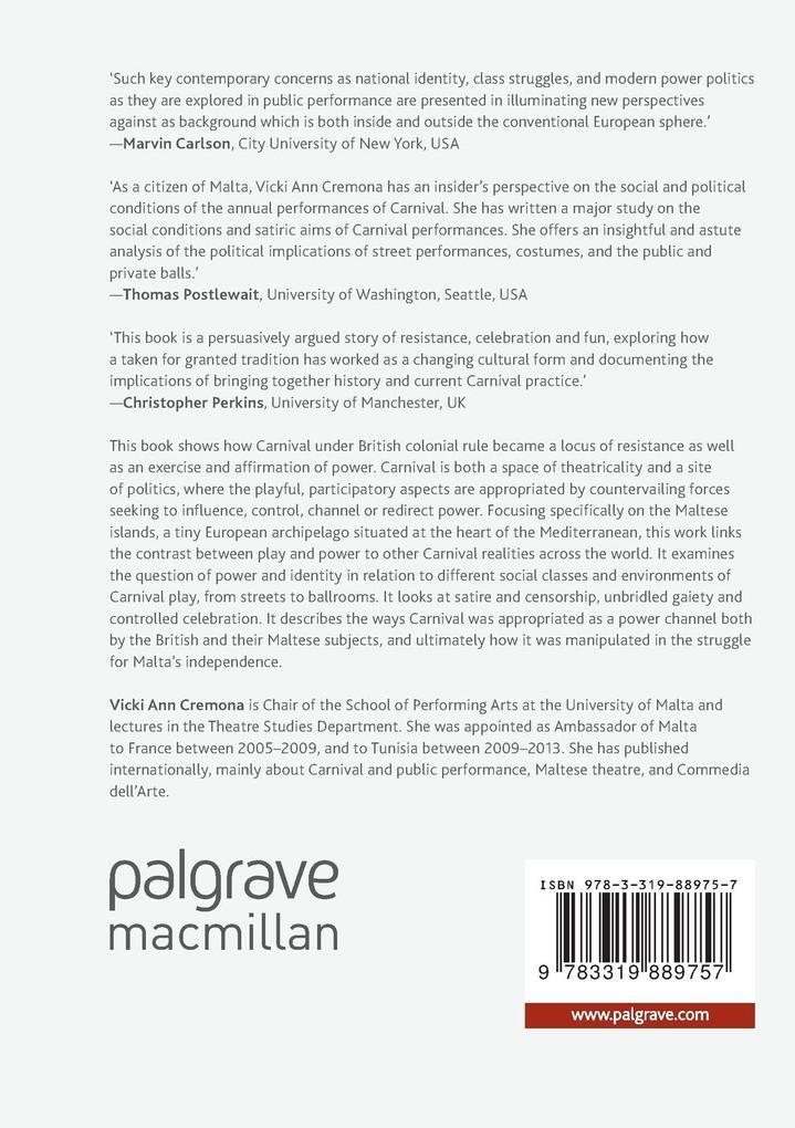 Weitere Ansicht: Carnival and Power | Vicki Ann Cremona