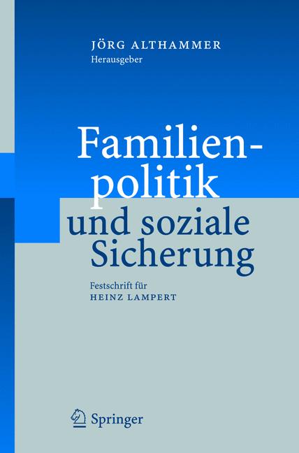 Weitere Ansicht: Familienpolitik und soziale Sicherung