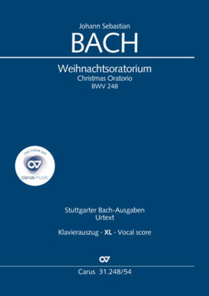 Produktbild: Weihnachtsoratorium (Klavierauszug XL deutsch/englisch) | Johann Sebastian Bach