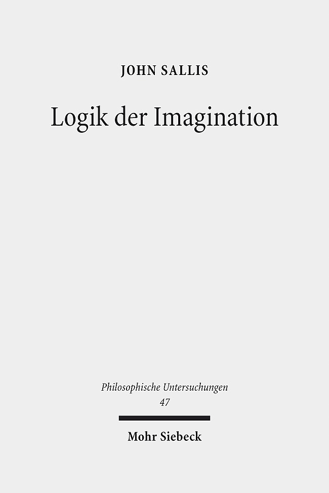 Produktbild: Logik der Imagination | John Sallis