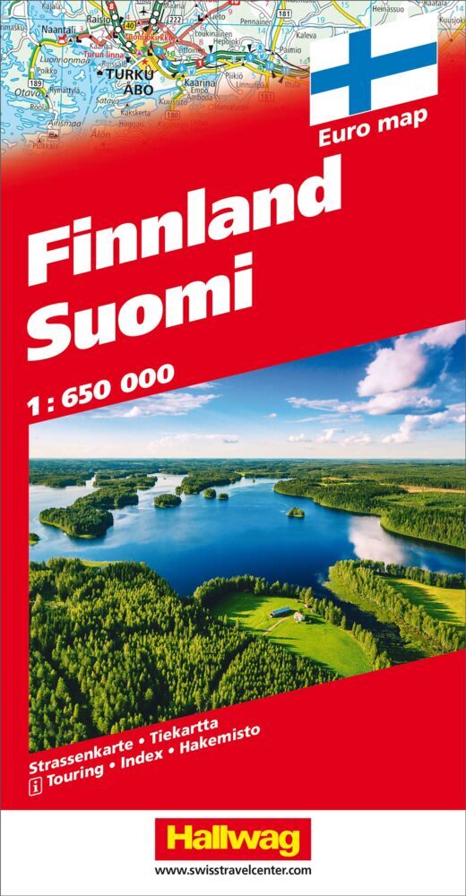 Produktbild: Hallwag Strassenkarte Finnland Suomi 1:650.000