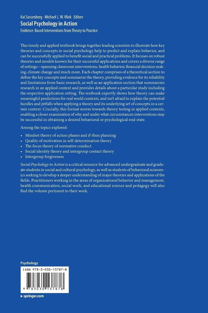Weitere Ansicht: Social Psychology in Action