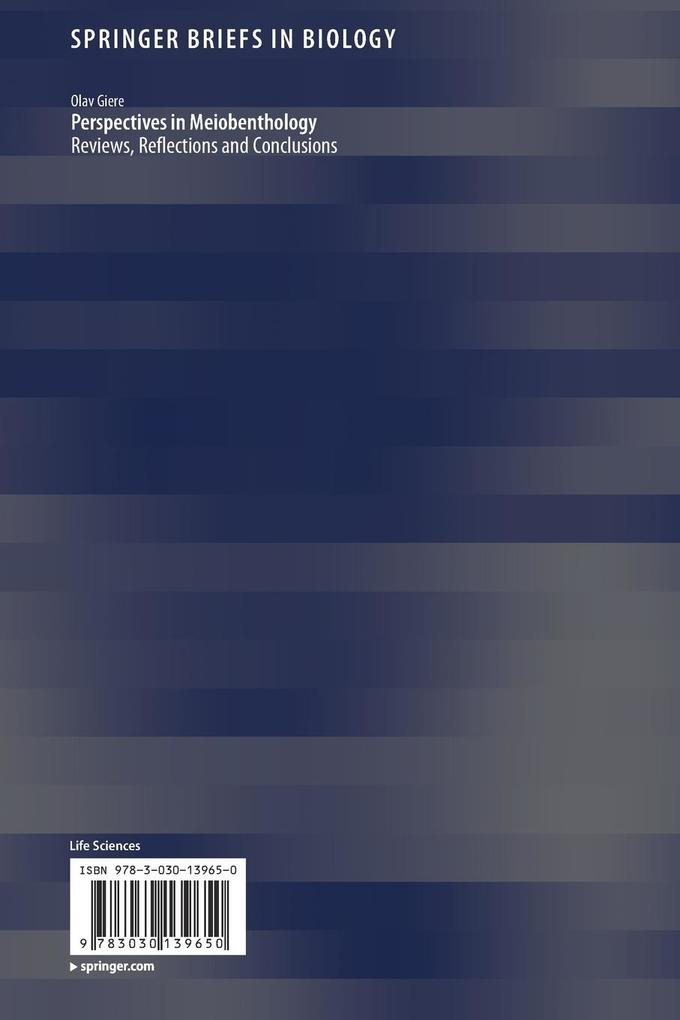Weitere Ansicht: Perspectives in Meiobenthology | Olav Giere