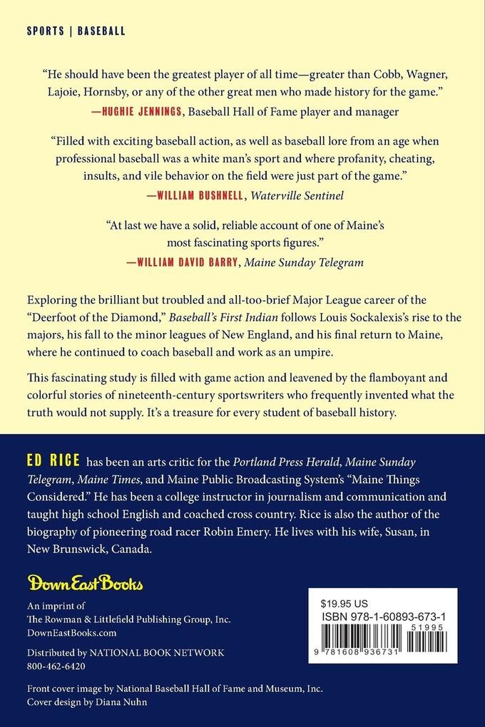 Weitere Ansicht: Baseball's First Indian | Ed Rice