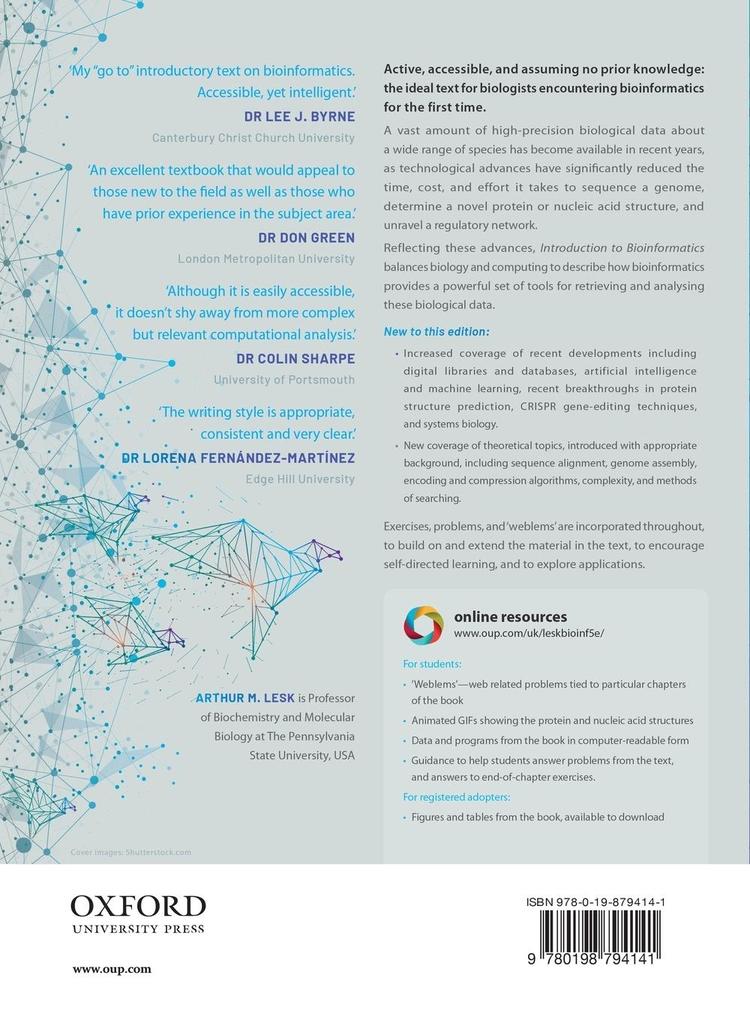 Weitere Ansicht: Introduction to Bioinformatics | Arthur M. Lesk