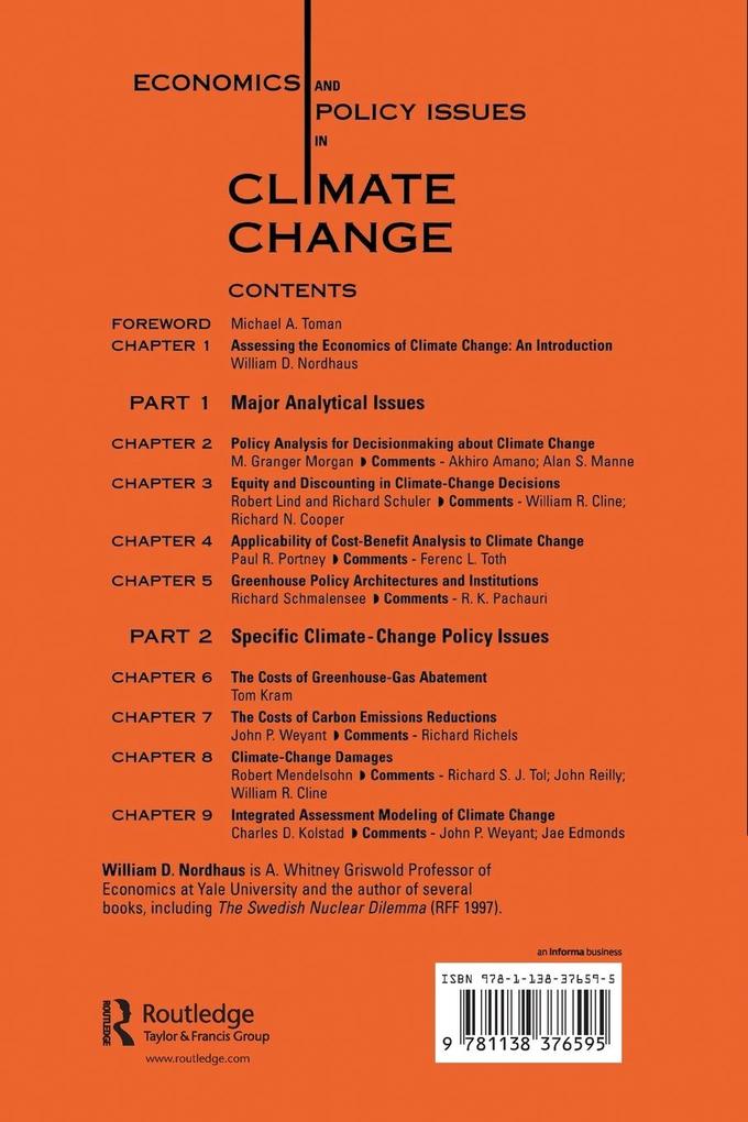 Weitere Ansicht: Economics and Policy Issues in Climate Change | William D. Nordhaus