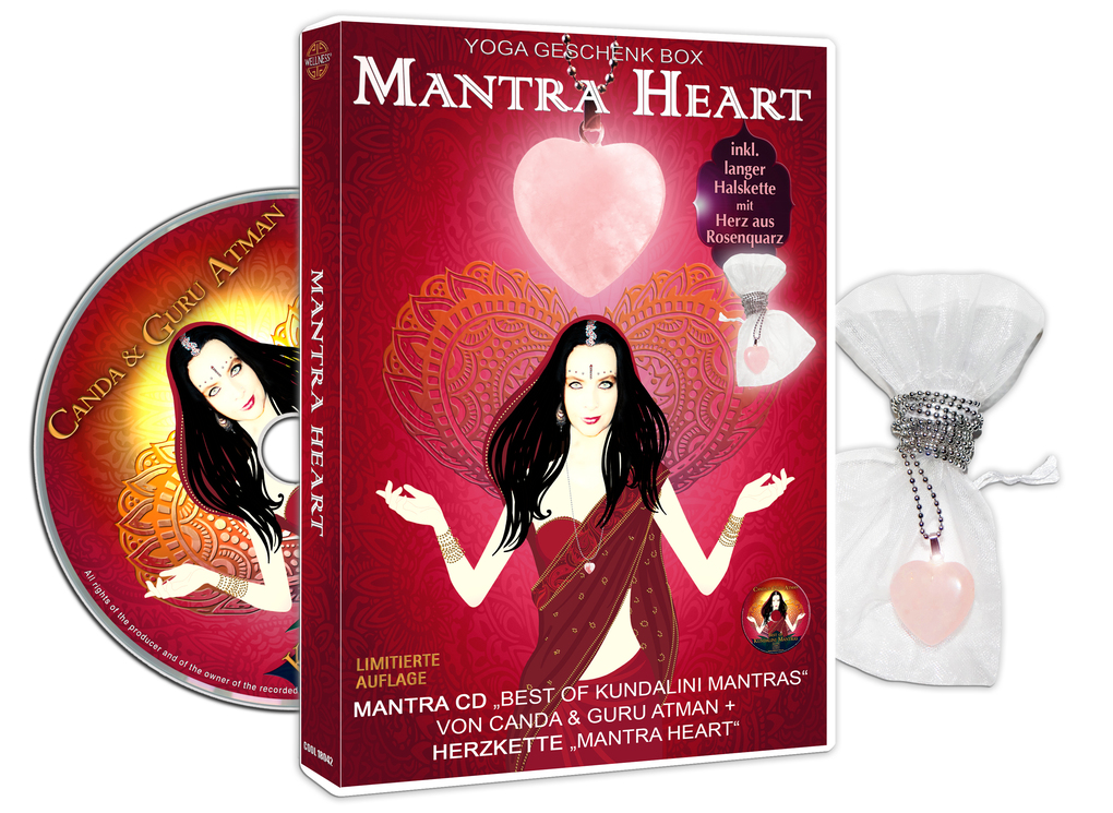 Weitere Ansicht: Mantra Heart Yoga Geschenk Box: CD+Herzkette | Canda & Guru Atman