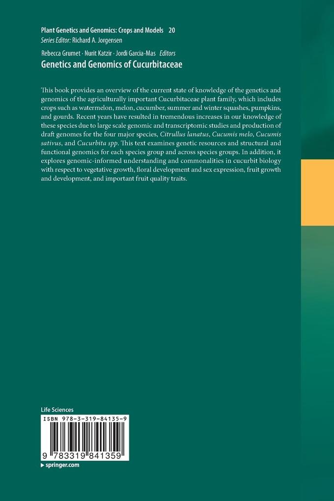 Weitere Ansicht: Genetics and Genomics of Cucurbitaceae