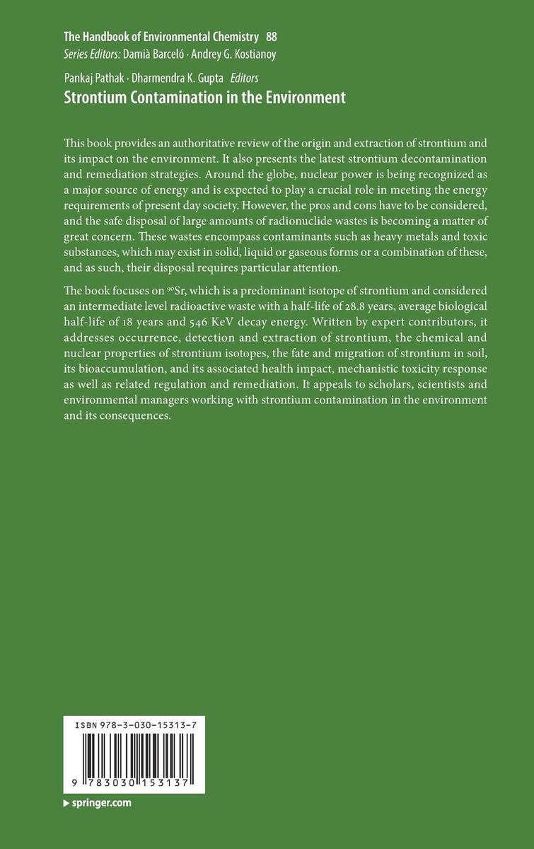 Weitere Ansicht: Strontium Contamination in the Environment