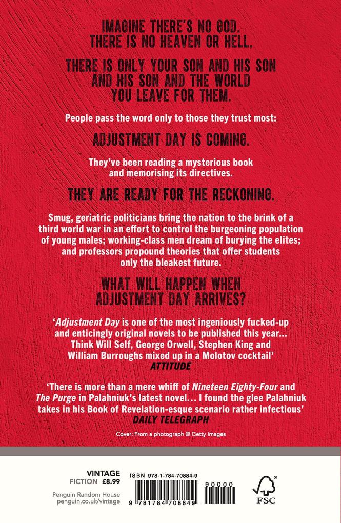 Weitere Ansicht: Adjustment Day | Chuck Palahniuk