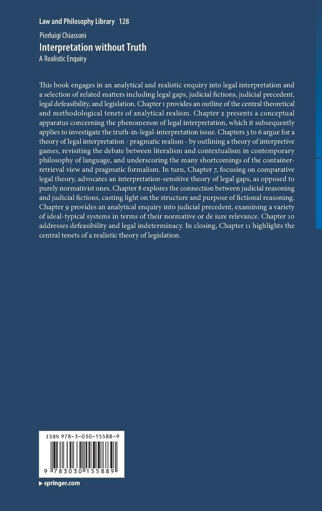 Weitere Ansicht: Interpretation without Truth | Pierluigi Chiassoni