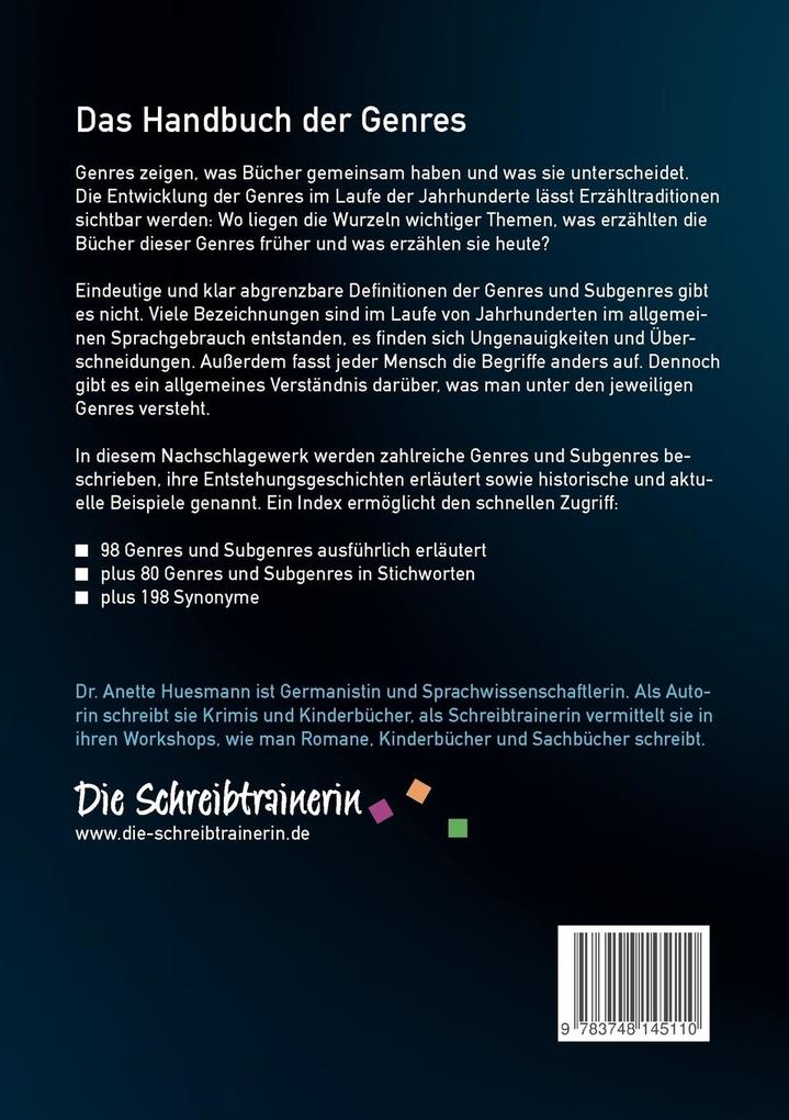 Weitere Ansicht: Buchgenres kompakt | Anette Huesmann
