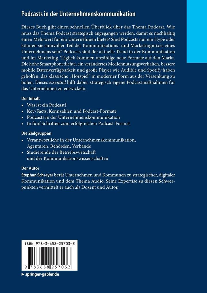 Weitere Ansicht: Podcasts in der Unternehmenskommunikation | Stephan Schreyer
