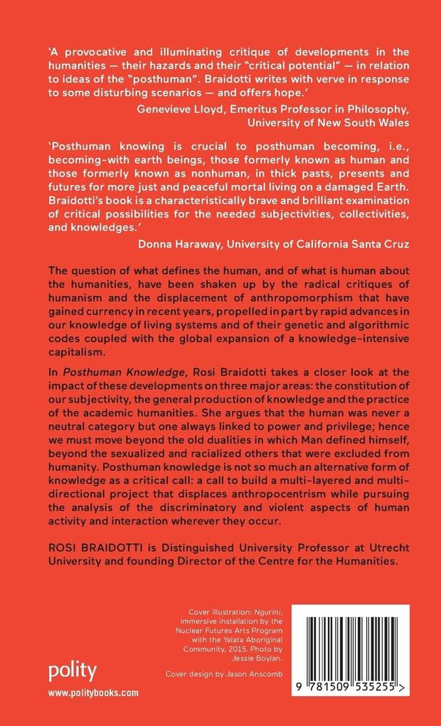 Weitere Ansicht: Posthuman Knowledge | Rosi Braidotti