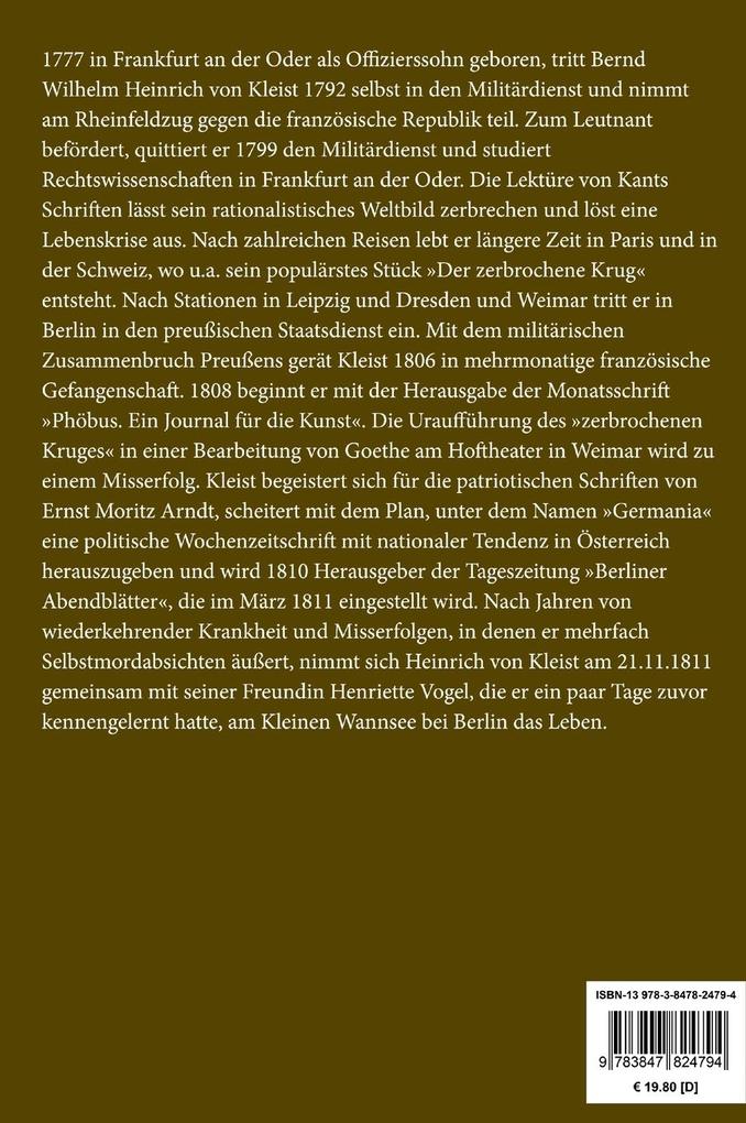 Weitere Ansicht: Der zerbrochene Krug (Großdruck) | Heinrich Von Kleist