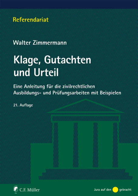 Produktbild: Klage, Gutachten und Urteil | Walter Zimmermann
