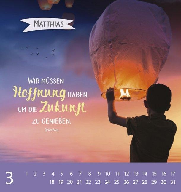 Weitere Ansicht: Namenskalender Matthias