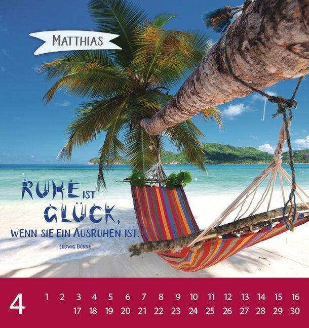 Weitere Ansicht: Namenskalender Matthias