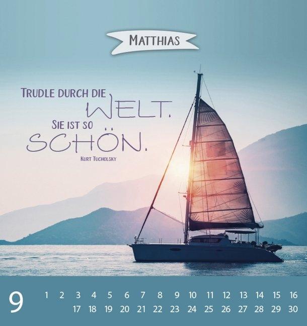 Weitere Ansicht: Namenskalender Matthias