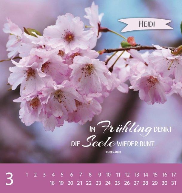 Weitere Ansicht: Namenskalender Heidi