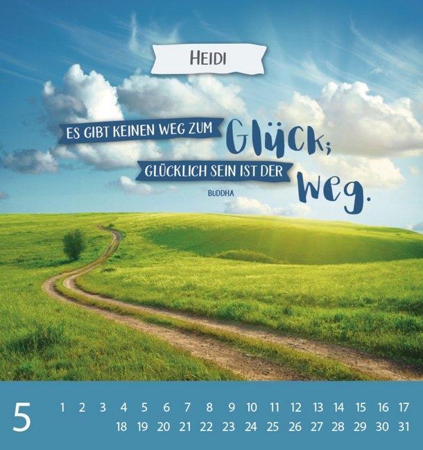 Weitere Ansicht: Namenskalender Heidi
