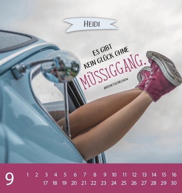 Weitere Ansicht: Namenskalender Heidi