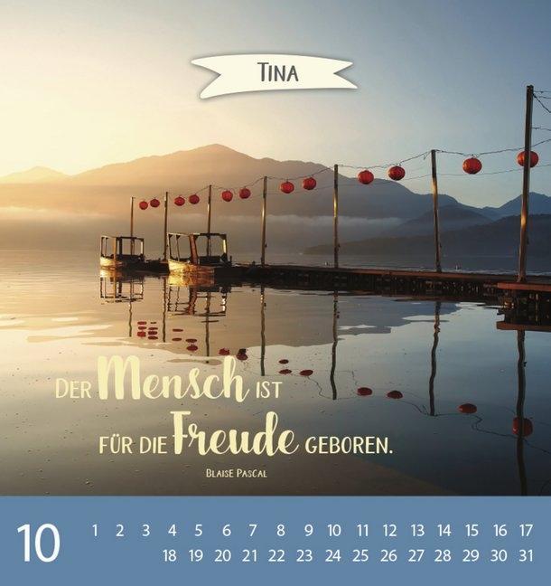 Weitere Ansicht: Namenskalender Tina