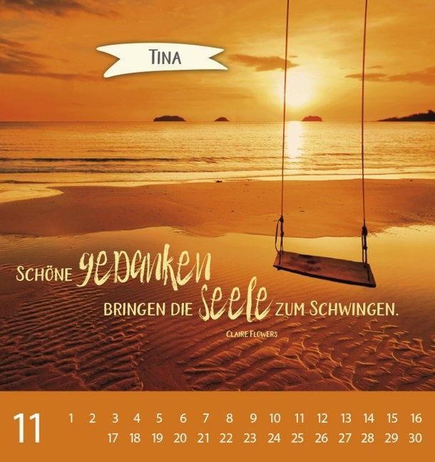 Weitere Ansicht: Namenskalender Tina