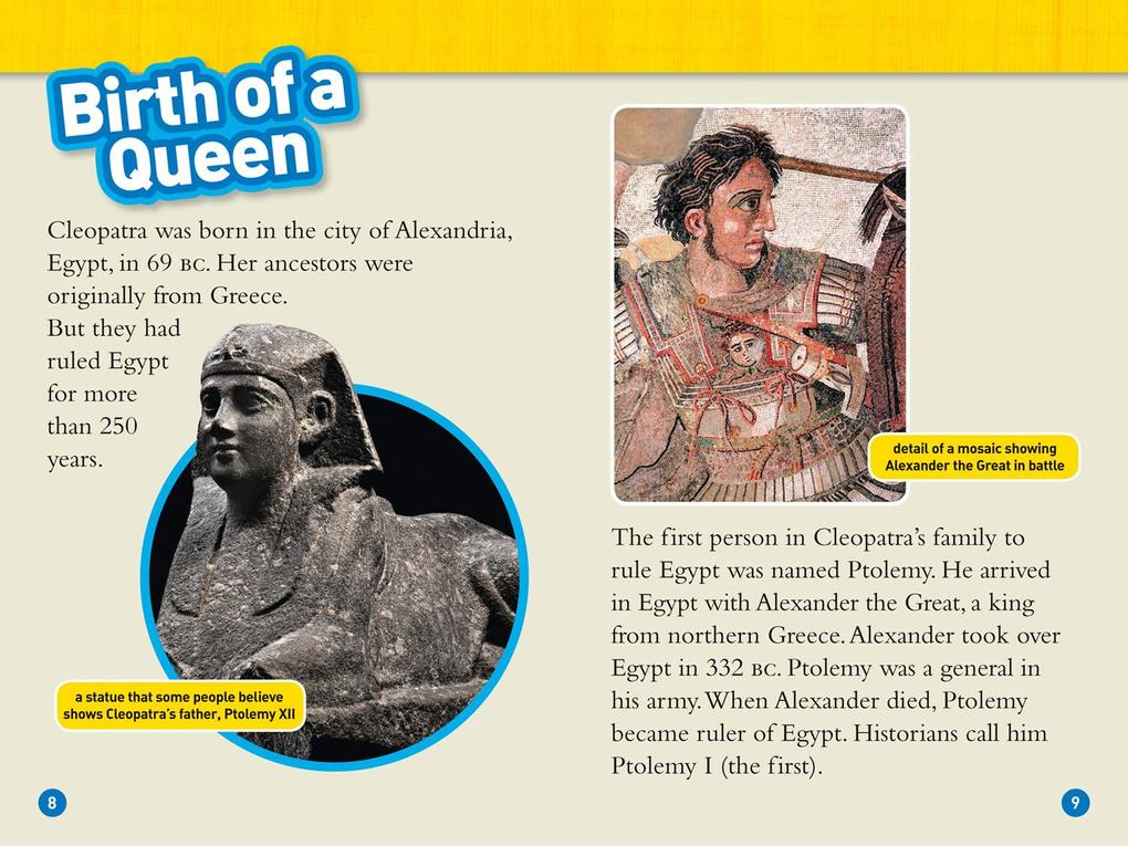 Weitere Ansicht: Cleopatra | Barbara Kramer, National Geographic Kids