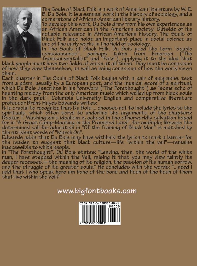 Weitere Ansicht: The Souls of Black Folk | W. E. B Du Bois