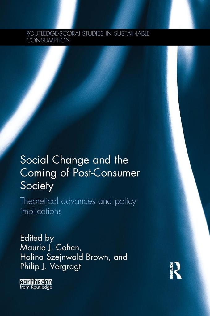 Produktbild: Social Change and the Coming of Post-consumer Society