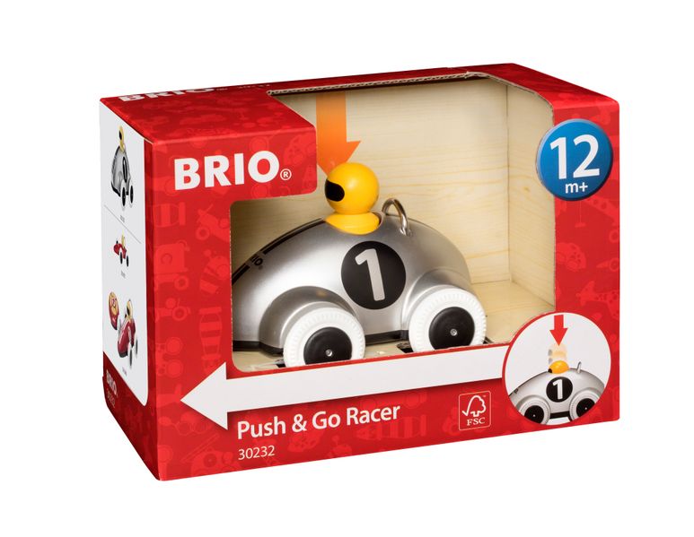 Produktbild: BRIO - Push & Go Rennwagen Silber Edition