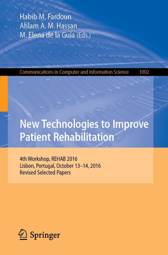 Produktbild: New Technologies to Improve Patient Rehabilitation