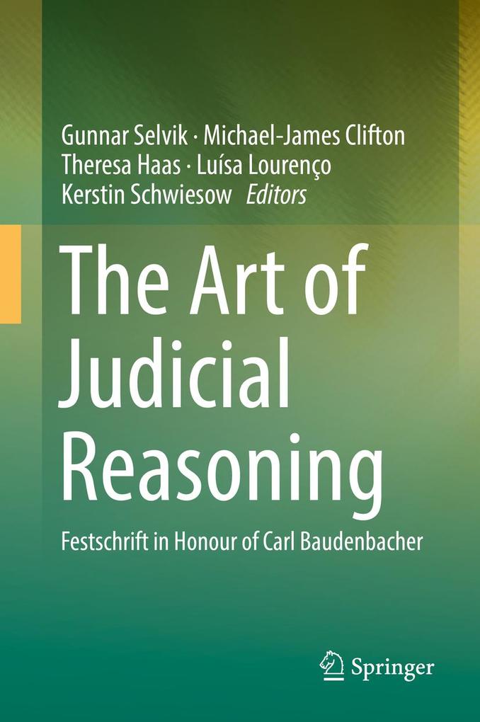 Produktbild: The Art of Judicial Reasoning
