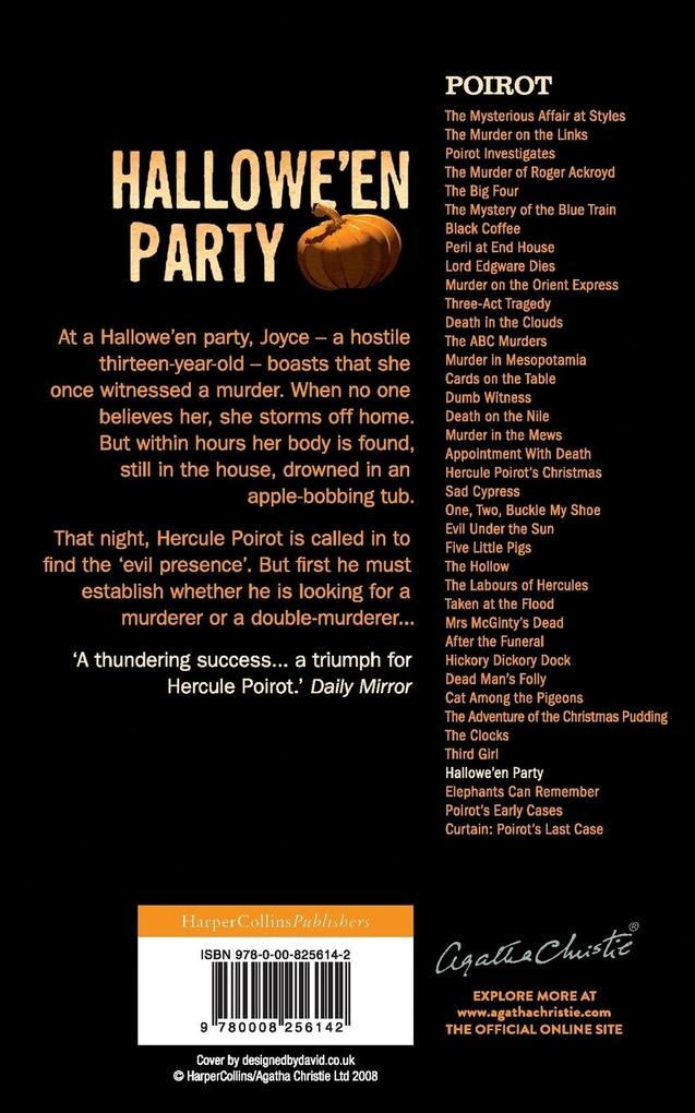 Weitere Ansicht: Hallowe'en Party | Agatha Christie