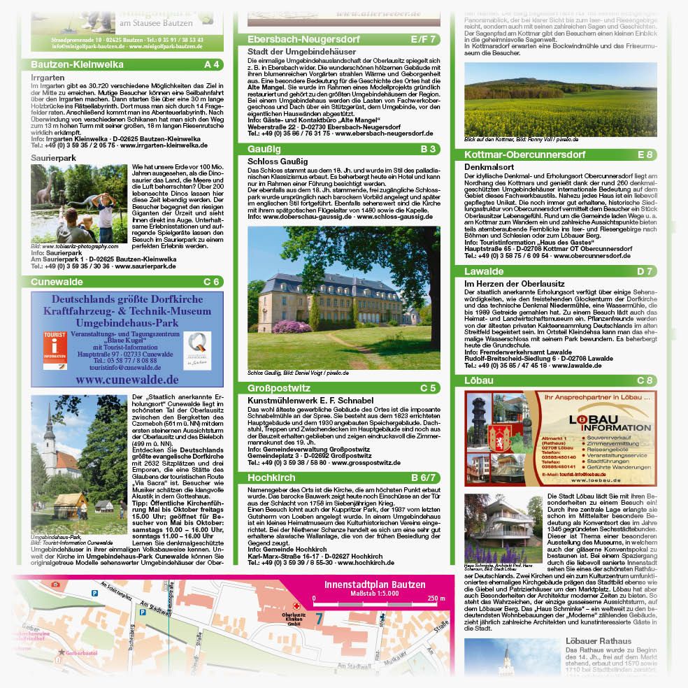 Weitere Ansicht: Publicpress Rad- und Wanderkarte Oberlausitzer Bergland, Bautzen, Neustadt i.S., Löbau, Sebnitz 1:50.000