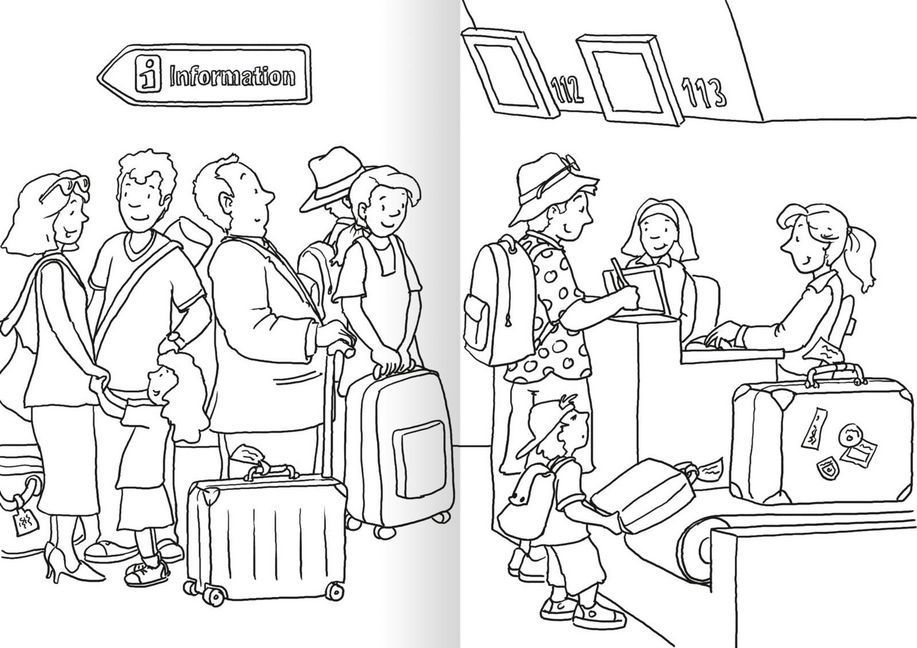 Weitere Ansicht: Mein Malbuch - Flughafen