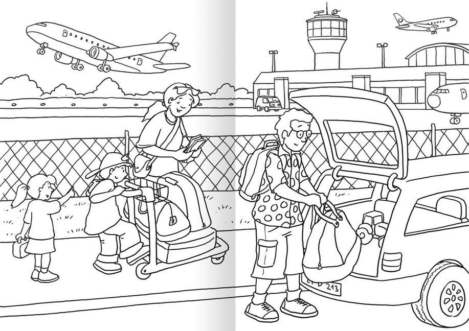 Weitere Ansicht: Mein Malbuch - Flughafen