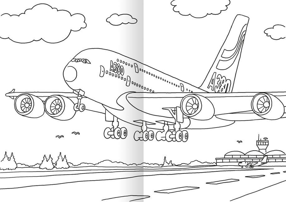 Weitere Ansicht: Mein Malbuch - Flughafen