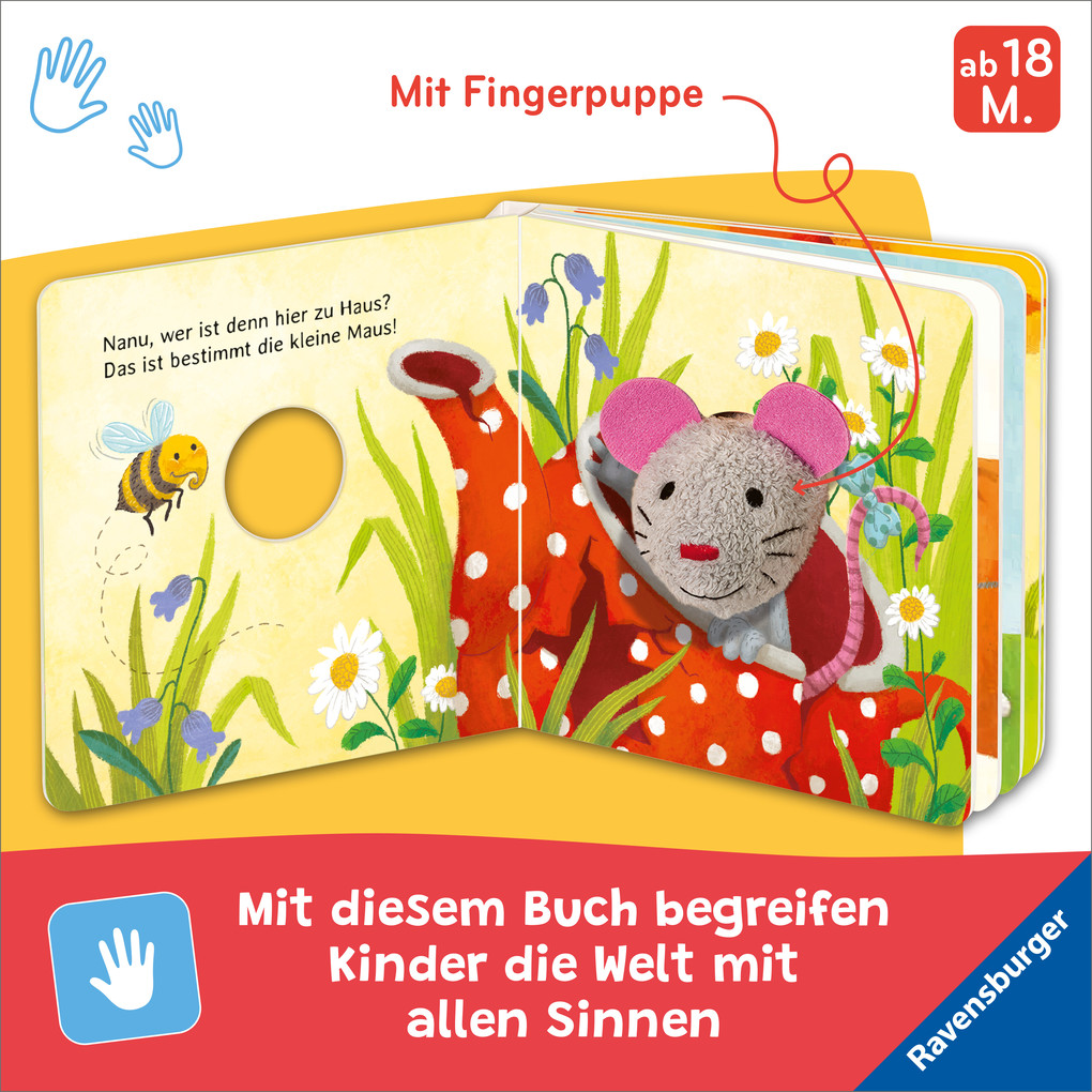 Weitere Ansicht: Mein liebstes Fingerpuppenbuch: Hallo, kleine Maus! | Bernd Penners