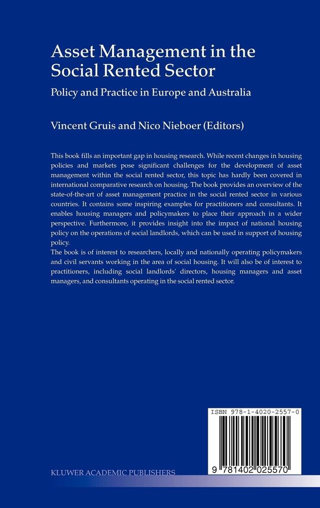 Weitere Ansicht: Asset Management in the Social Rented Sector