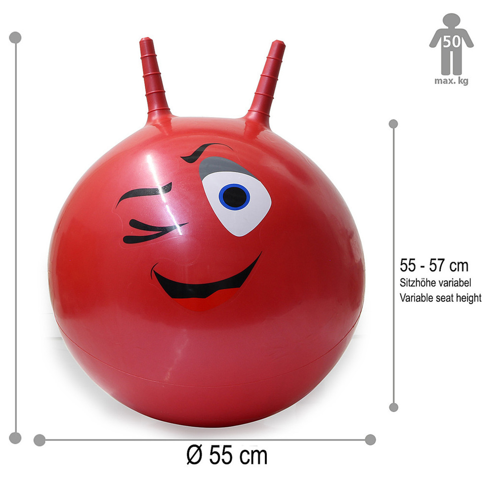 Weitere Ansicht: Jamara - Hüpfball Eye rot 550mm