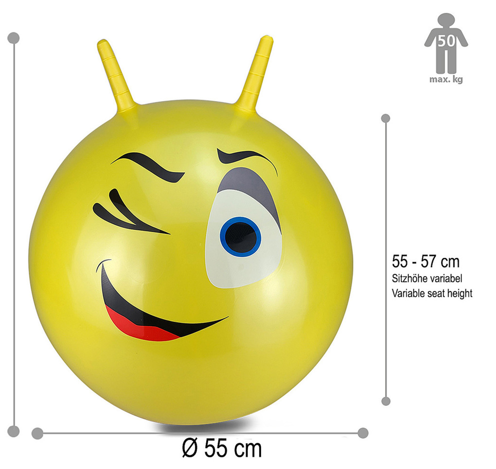 Weitere Ansicht: Jamara - Hüpfball Eye gelb 550mm