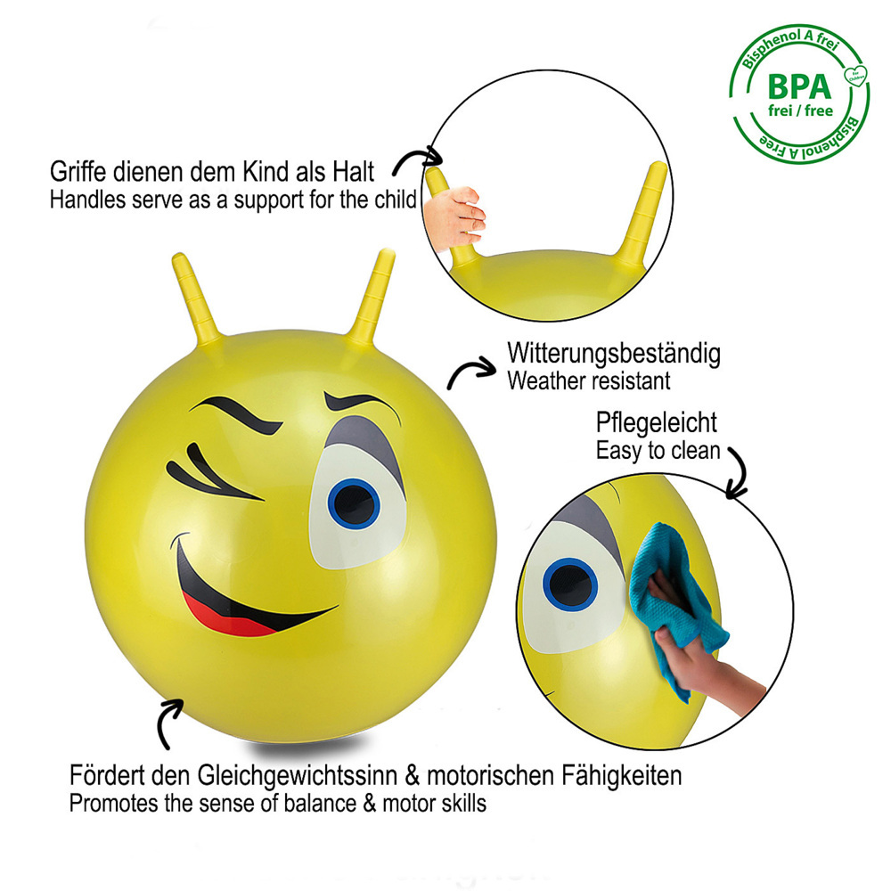 Weitere Ansicht: Jamara - Hüpfball Eye gelb 550mm