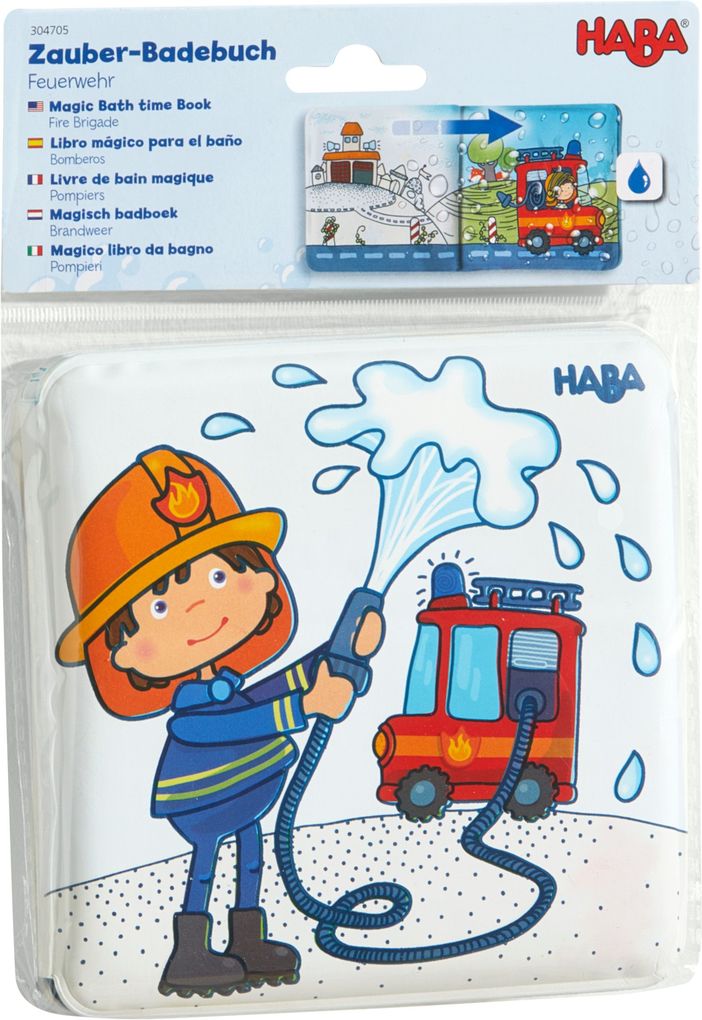 Produktbild: HABA Zauber-Badebuch Feuerwehr