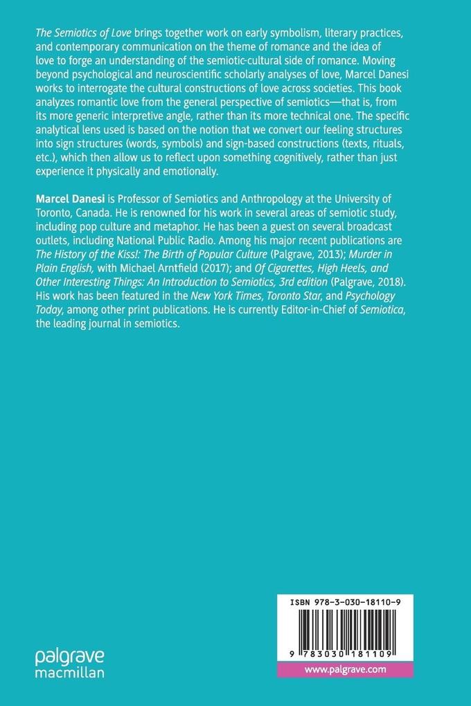 Weitere Ansicht: The Semiotics of Love | Marcel Danesi